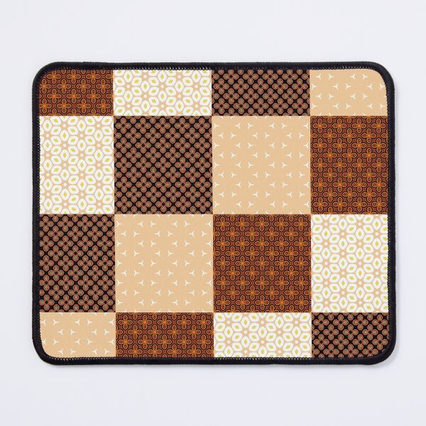 Item preview, Vintage granny patchwork quilt pattern in Fall colors designed and sold by Tanya Mihe.