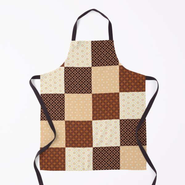 Item preview, Vintage granny patchwork quilt pattern in Fall colors designed and sold by Tanya Mihe.