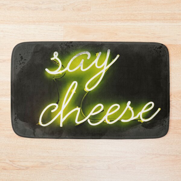 Item preview, Say cheese aquarelle neon text designed and sold by Aqua-Diamond.