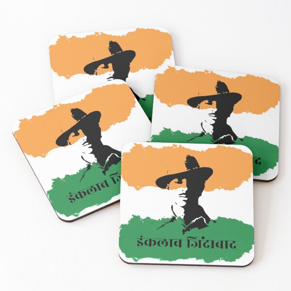 Item preview, Bhagat Singh Inquilab Zindabad designed and sold by LumosArtwork.