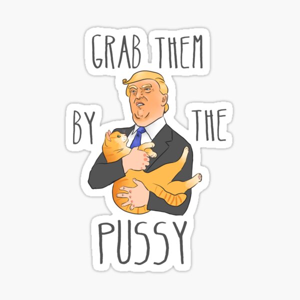 Grab Them By The Pussy Stickers for Sale | Redbubble