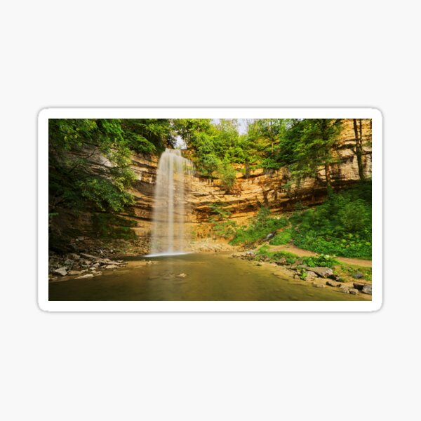 Saut Girard in Herisson waterfalls Sticker