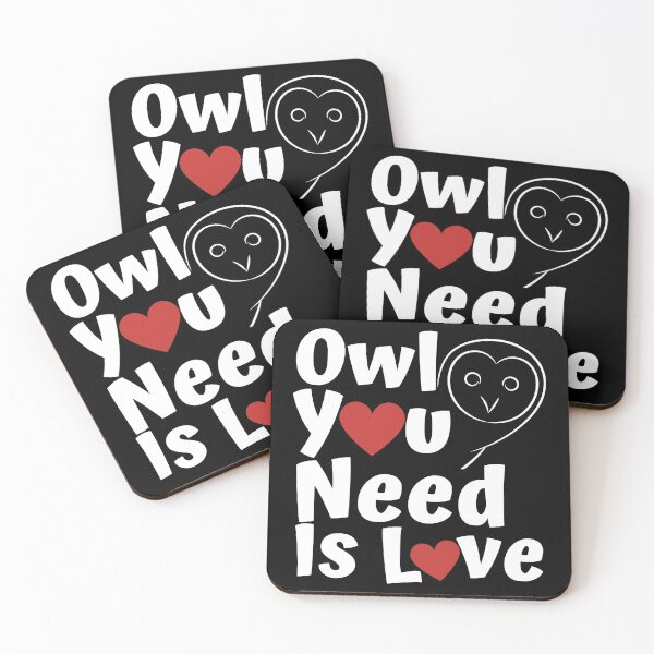 Item preview, Owl You Need Is Love, Funny Owl Pun designed and sold by Onewivnacher.
