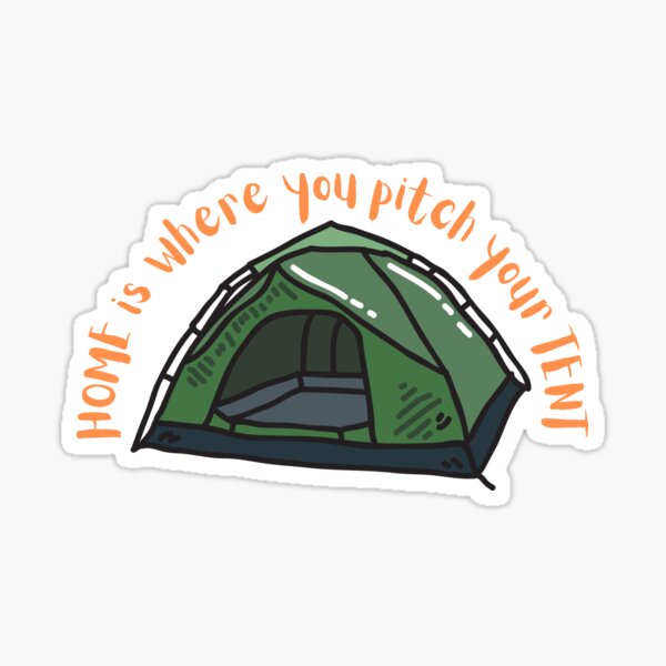CAMPING LOVER Sticker for Sale by petershalom777