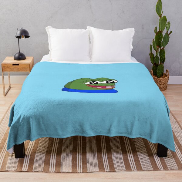 Item preview, PeepoHappy (Blue) designed and sold by mrlazypl.