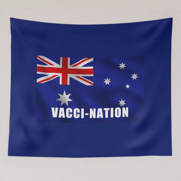 Aperçu de l'œuvre Australie Vacci-Nation (Vaccination) créée et vendue par Designforoz.