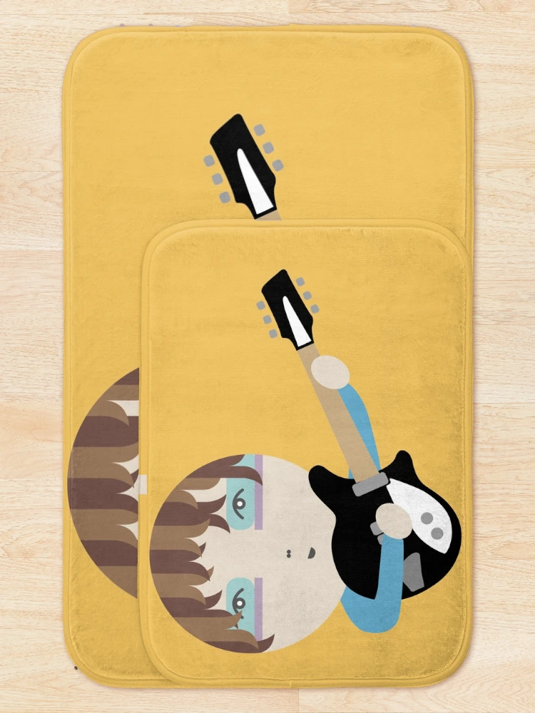 Thumbnail 5 of 6, Bath Mat, British Invasion Rocker designed and sold by MarshlandOracle.