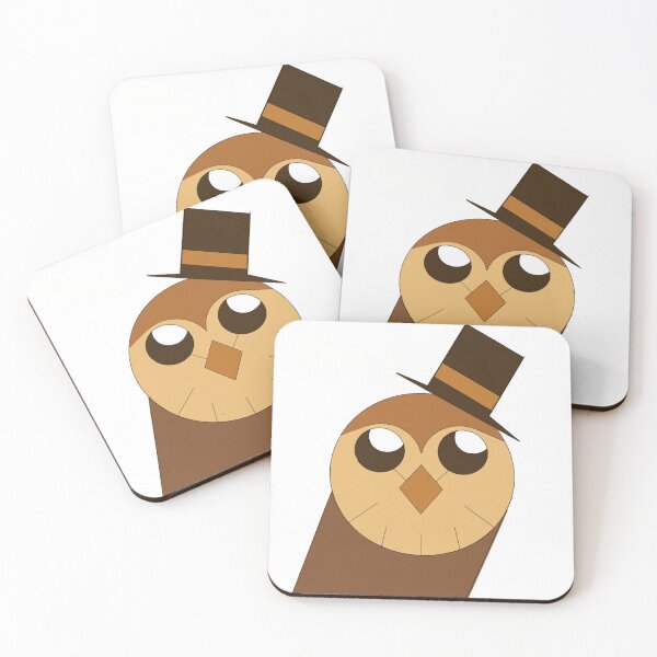 Item preview, Hooty in a top hat designed and sold by Calamarri42.