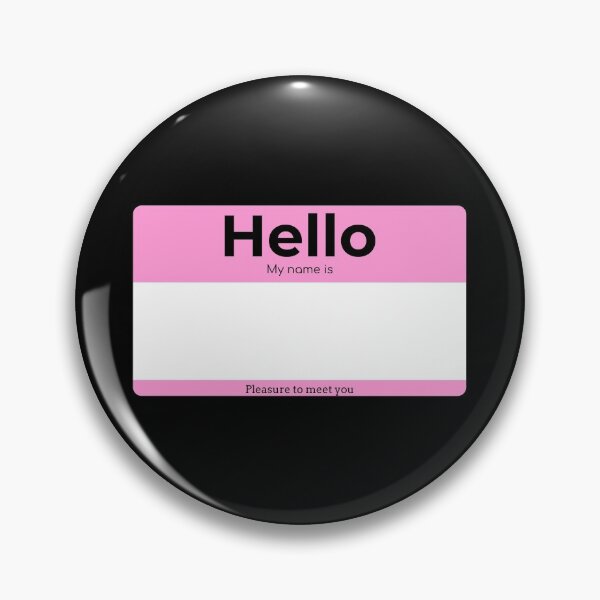Item preview,  Hello My Name Is... Custom/Blank Tag designed and sold by Studio TANFF.