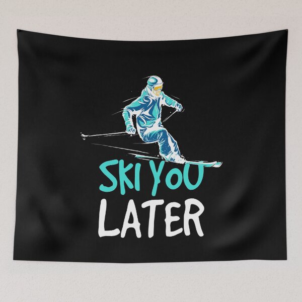 Item preview, Ski You Later Skiing Winter Sports designed and sold by MooonTees.