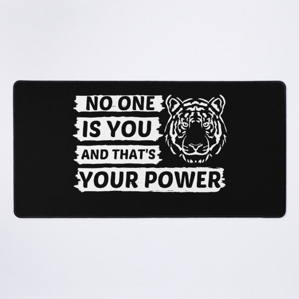 Item preview, No One Is You And That's Your Power - Motivational Quotes. designed and sold by rooster23647.