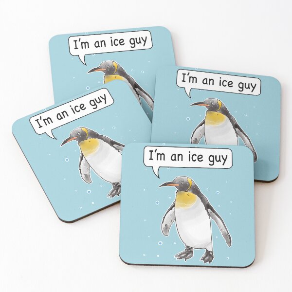 Item preview, Im an ice guy, funny penguin pun designed and sold by weilertsen.