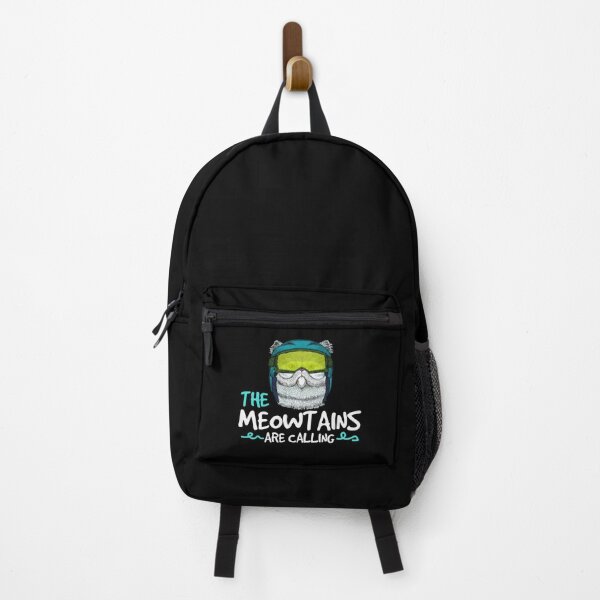 Item preview, The Meowtains Skiing Winter Sports designed and sold by MooonTees.