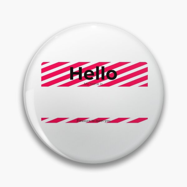 Item preview, Hello My Name Is... Custom/Blank Tag designed and sold by Studio TANFF.