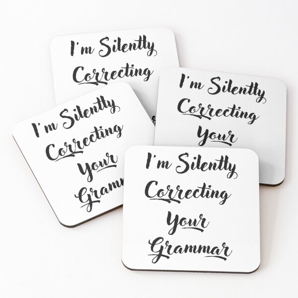 Item preview, I'm Silently Correcting Your Grammar  designed and sold by LADYGOODMOOD.