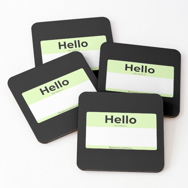 Item preview, Hello My Name Is... Custom/Blank Tag designed and sold by Studio TANFF.