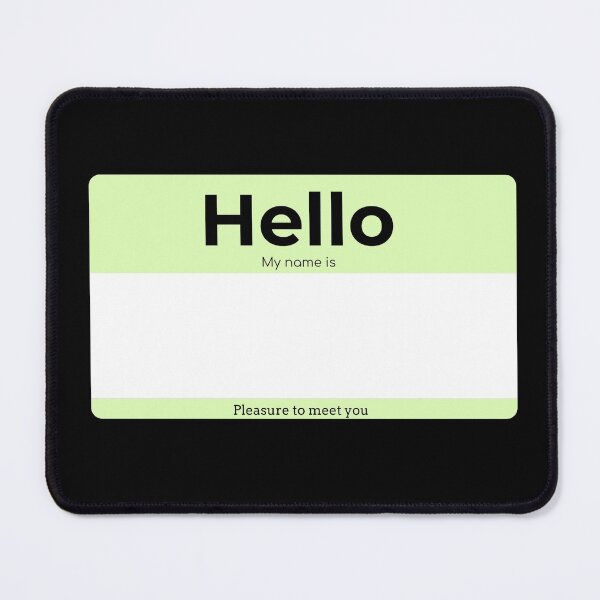 Item preview, Hello My Name Is... Custom/Blank Tag designed and sold by Studio TANFF.