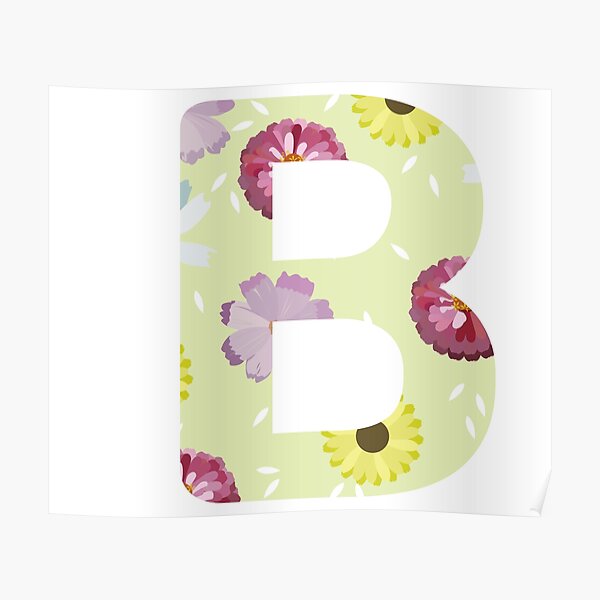 "Alphabet B" Poster For Sale By DDoong-2 | Redbubble