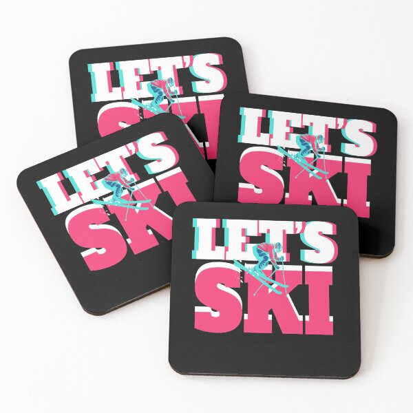 Item preview, Lets Ski Skiing Winter Sports designed and sold by MooonTees.