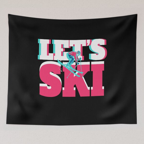 Item preview, Lets Ski Skiing Winter Sports designed and sold by MooonTees.