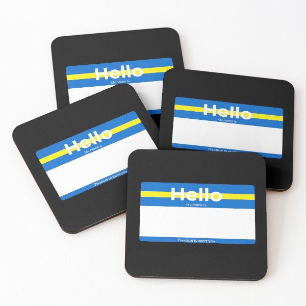 Item preview, Hello My Name Is... Custom/Blank Tag designed and sold by Studio TANFF.