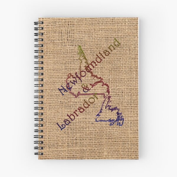 Item preview, Newfoundland And Labrador Province Map On Burlap Background designed and sold by LashCreations.