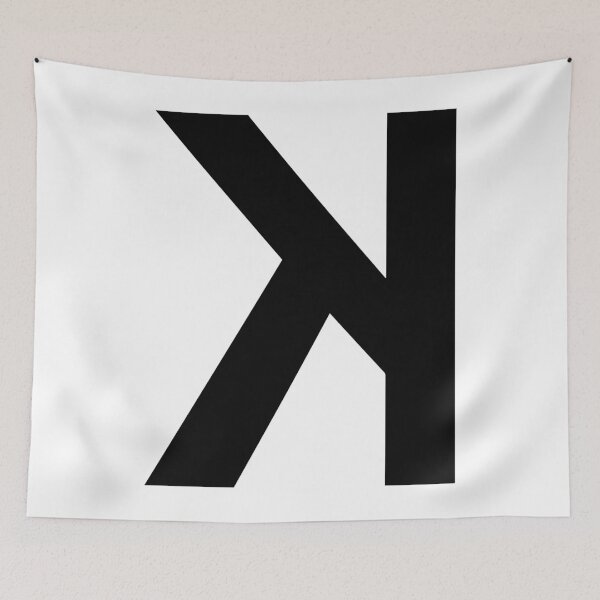 Item preview, letter K backwards designed and sold by KeziaForeman.