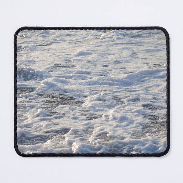 Item preview, Frothy seawater covers Cyprus beach. designed and sold by rayscollection.