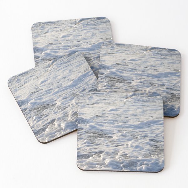 Item preview, Frothy seawater covers Cyprus beach. designed and sold by rayscollection.