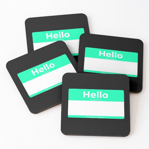 Item preview, Hello My Name Is... Custom/Blank Tag designed and sold by Studio TANFF.