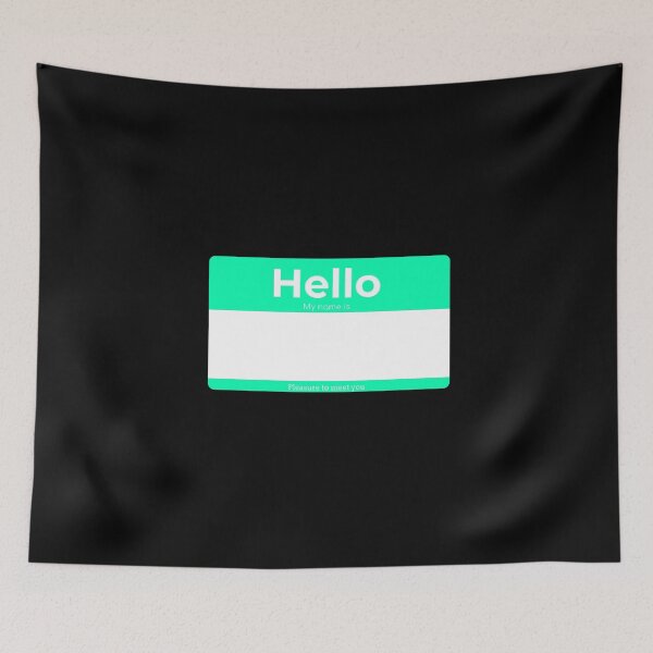 Item preview, Hello My Name Is... Custom/Blank Tag designed and sold by Studio TANFF.