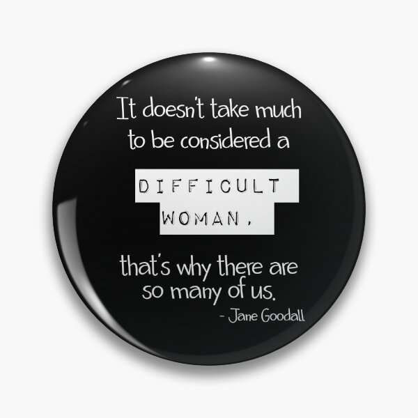Item preview, Difficult Woman (white text) designed and sold by Swags.