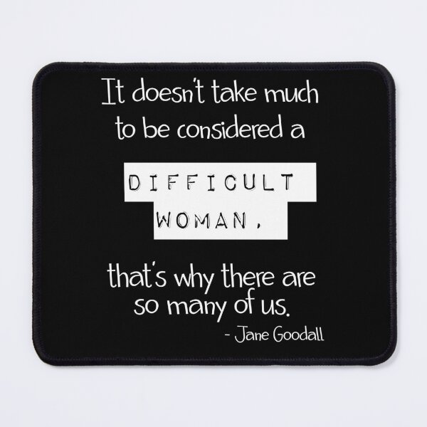 Item preview, Difficult Woman (white text) designed and sold by Swags.
