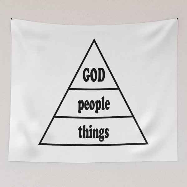 Item preview, God People Things (black letters) designed and sold by matamuaart.