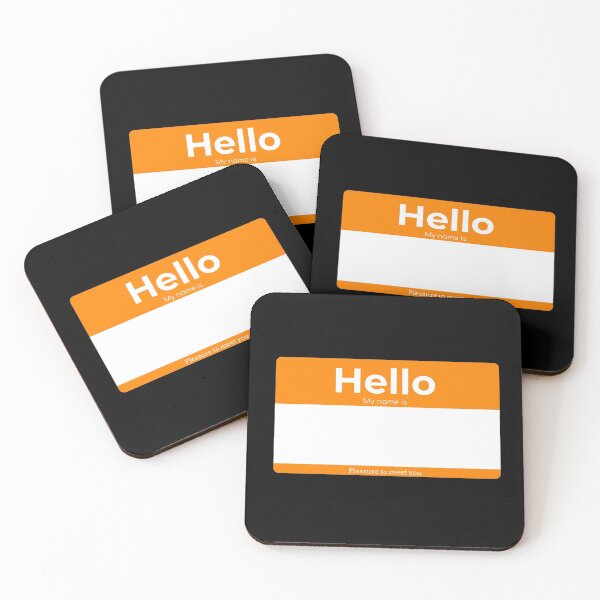 Item preview, Hello My Name Is... Custom/Blank Tag designed and sold by Studio TANFF.