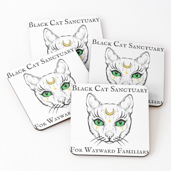 Item preview, Black Cat Sanctuary For Wayward Familiars designed and sold by CreativeBel.
