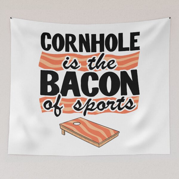 Item preview, Cornhole Is The Bacon Of Sports Corn Hole Joke Bean Bag Toss designed and sold by Stronzi.