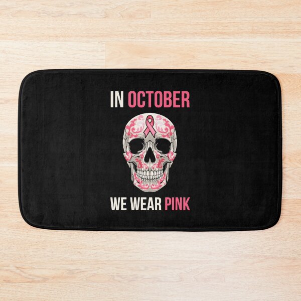 Item preview, Skeleton In October We Wear Pink Breast Cancer Awareness designed and sold by BELASKRI STORE.