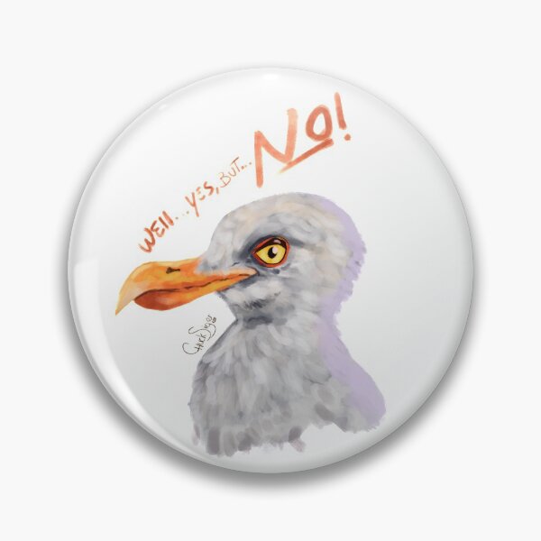 Item preview, Unfriendly seagull designed and sold by ChuckSiger.