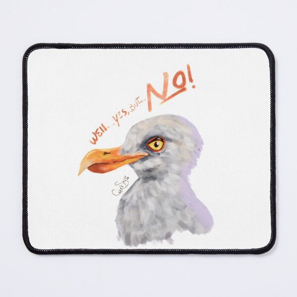 Item preview, Unfriendly seagull designed and sold by ChuckSiger.