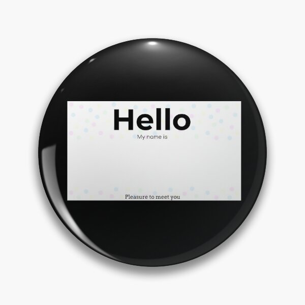 Item preview, Hello My Name Is... Custom/Blank Tag designed and sold by Studio TANFF.