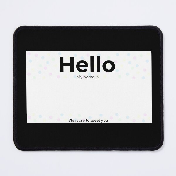 Item preview, Hello My Name Is... Custom/Blank Tag designed and sold by Studio TANFF.