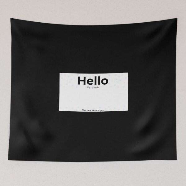 Item preview, Hello My Name Is... Custom/Blank Tag designed and sold by Studio TANFF.