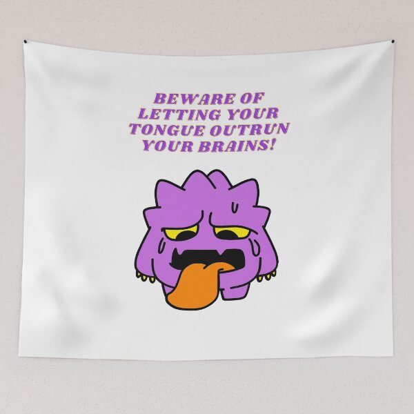 Item preview, Beware of letting your tongue outrun your brains! designed and sold by CheryleaDesigns.