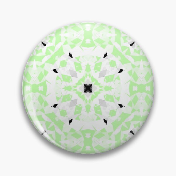 Item preview, Pretty Fresh Summer Green Grey Black Geometric Design Pattern  designed and sold by PatternPerfect.