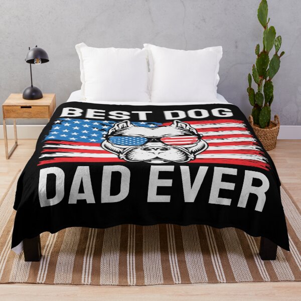 Item preview, America Flag Best Dog Dad Ever designed and sold by AEGMEDIA.