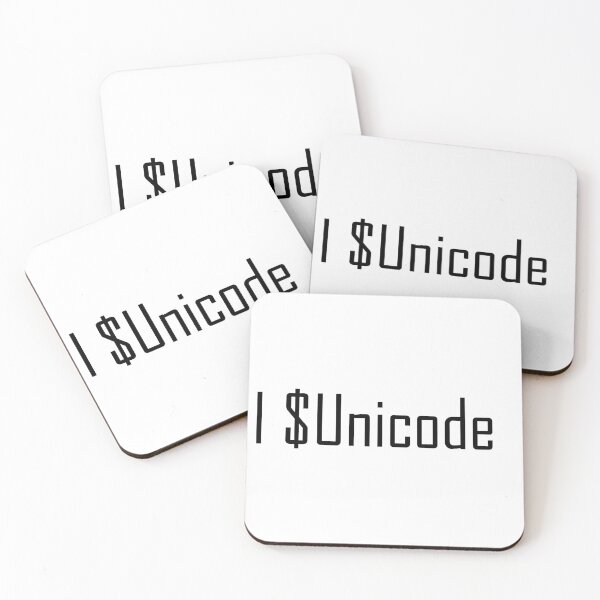 Item preview,  I Unicode Sticker designed and sold by Hilmanku.