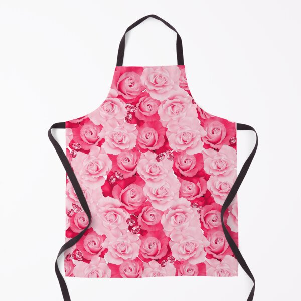 Item preview, Floral pink roses glittering diamonds beautiful flower bloom designed and sold by TheSeasonalYard.