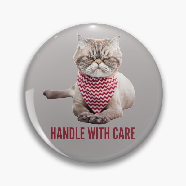 Item preview, Handle With Care. Very Salty Cat! Photo, text designed and sold by JellyBeenzz.