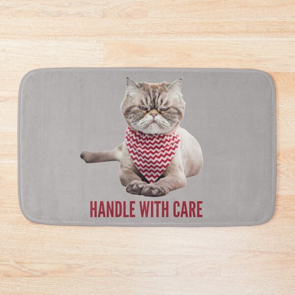 Item preview, Handle With Care. Very Salty Cat! Photo, text designed and sold by JellyBeenzz.
